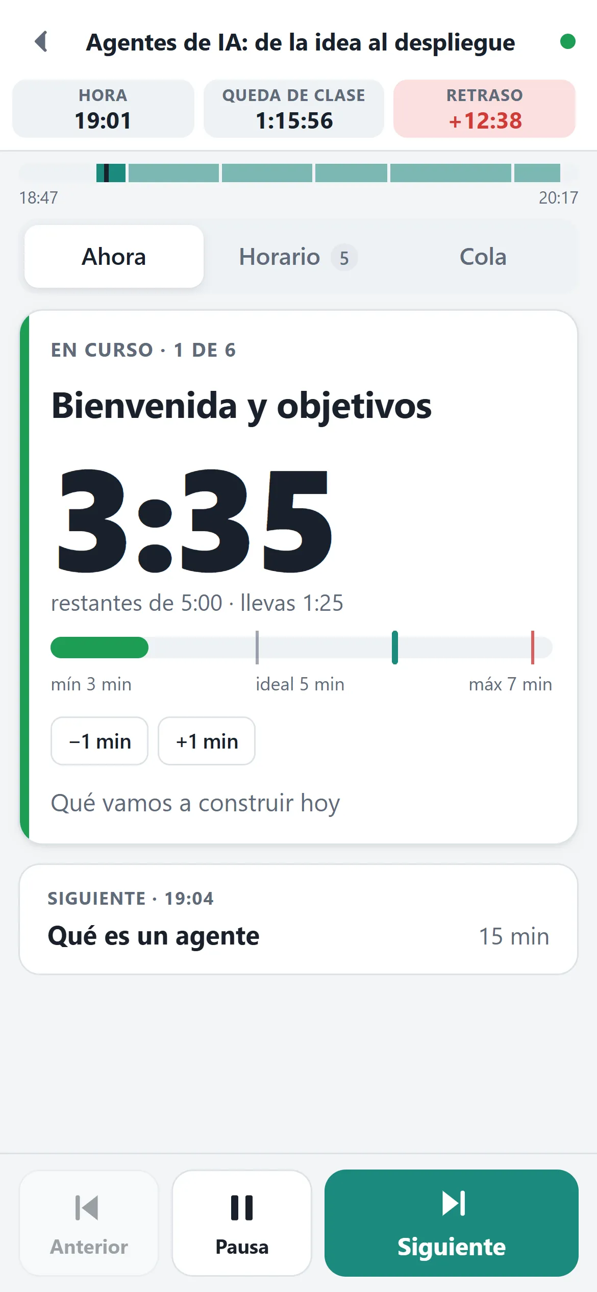 En el móvil
